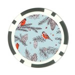 Christmas birds Poker Chip Card Guard (10 pack)