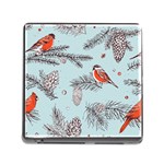 Christmas birds Memory Card Reader (Square 5 Slot)