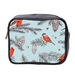 Christmas birds Mini Toiletries Bag (Two Sides)