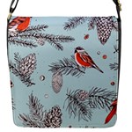 Christmas birds Flap Closure Messenger Bag (S)