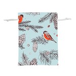 Christmas birds Lightweight Drawstring Pouch (S)