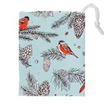 Christmas birds Drawstring Pouch (4XL)