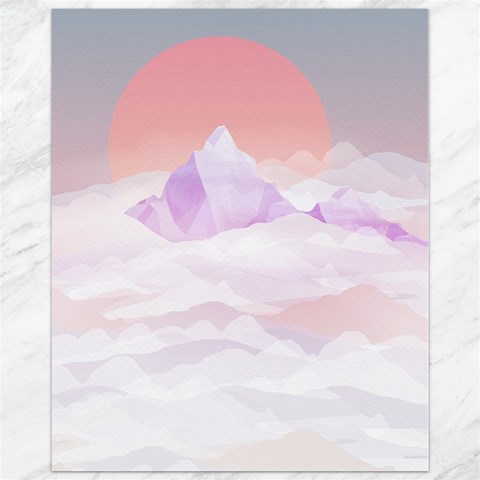 Mountain Sunset above Clouds Canvas 11  x 14  (Unframed) from ArtsNow.com 10.95 x13.48  Canvas - 1