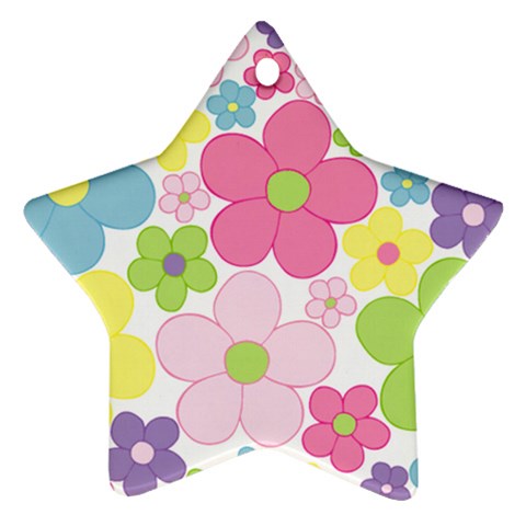 flowern Ornament (Star) from ArtsNow.com Front