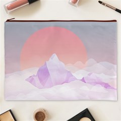 Mountain Sunset Above Clouds Cosmetic Bag (XXXL) from ArtsNow.com Front