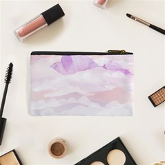 Mountain Sunset Above Clouds Cosmetic Bag (XS) from ArtsNow.com Back