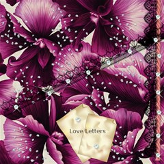 Love Letters Collection 12 ScrapBook Page 8  x 8  Each Page Sold Seperately from ArtsNow.com 8 x8  Scrapbook Page - 2