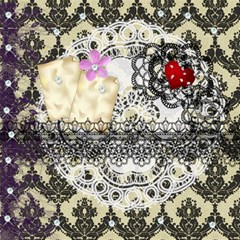 Love Letters Collection 12 ScrapBook Page 8  x 8  Each Page Sold Seperately from ArtsNow.com 8 x8  Scrapbook Page - 9