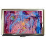 Abstract marbling art print Cigarette Money Case