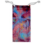 Abstract marbling art print Jewelry Bag