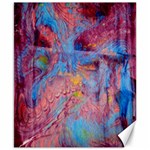 Abstract marbling art print Canvas 8  x 10 