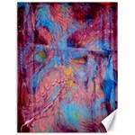 Abstract marbling art print Canvas 12  x 16 