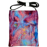 Abstract marbling art print Shoulder Sling Bag