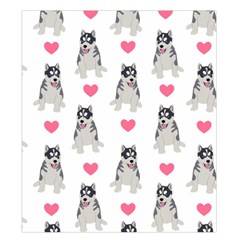Little Husky With Hearts Duvet Cover Double Side (King Size) from ArtsNow.com Back