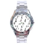 Husky Dogs Stainless Steel Analogue Watch