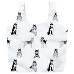 Husky Dogs Full Print Recycle Bag (XXXL)