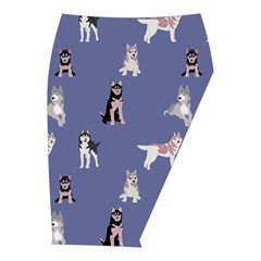 Husky Dogs With Sparkles Midi Wrap Pencil Skirt from ArtsNow.com  Front Right 