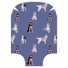Husky Dogs With Sparkles Luggage Cover (Medium) from ArtsNow.com Back