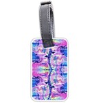 Waves Repeats V Luggage Tag (one side)