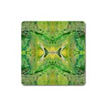 Green Repeats Square Magnet