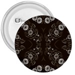 Folk flowers print Floral pattern Ethnic art 3  Buttons