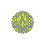 Folk flowers print Floral pattern Ethnic art Golf Ball Marker (4 pack)