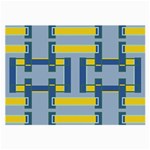 Abstract pattern geometric backgrounds   Large Glasses Cloth (2 Sides)