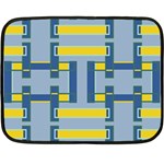Abstract pattern geometric backgrounds   Double Sided Fleece Blanket (Mini) 