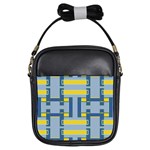 Abstract pattern geometric backgrounds   Girls Sling Bag