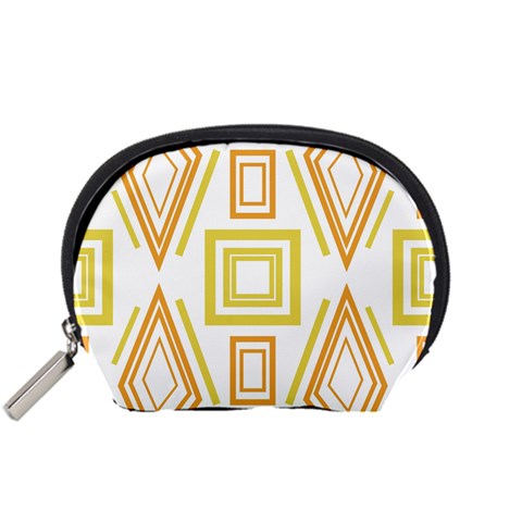 Abstract pattern geometric backgrounds   Accessory Pouch (Small) from ArtsNow.com Front