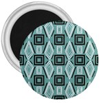 Abstract geometric design   geometric fantasy   3  Magnets