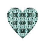 Abstract geometric design   geometric fantasy   Heart Magnet