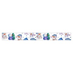 Cute Snowmen Celebrate New Year Medium Tote Bag from ArtsNow.com Strap