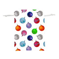 Christmas Balls Lightweight Drawstring Pouch (M) from ArtsNow.com Back