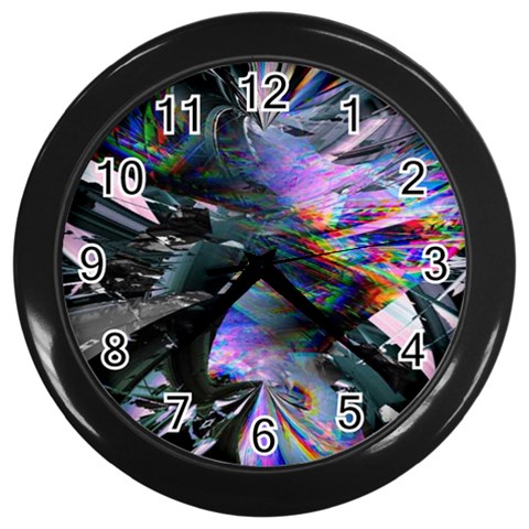 Marco Wall Clock (Black) from ArtsNow.com Front