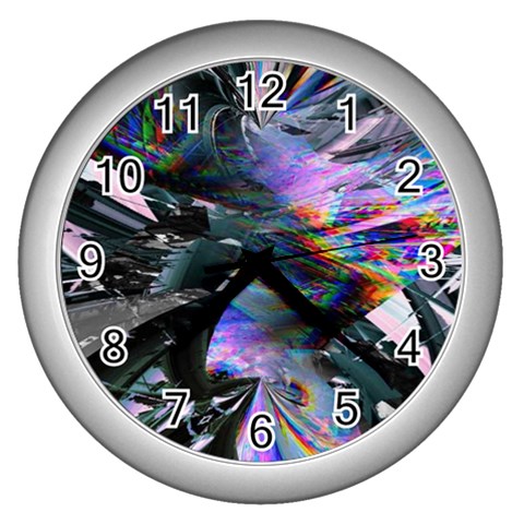 Marco Wall Clock (Silver) from ArtsNow.com Front