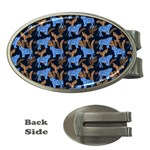 Blue Tigers Money Clips (Oval) 