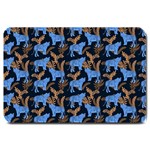 Blue Tigers Large Doormat 