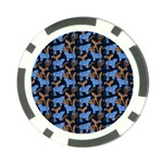 Blue Tigers Poker Chip Card Guard