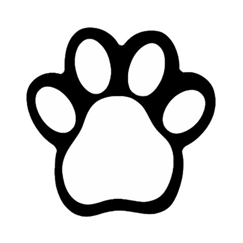 Magnet (Paw Print) from ArtsNow.com Front
