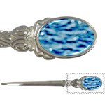 Blue Waves Abstract Series No5 Letter Opener
