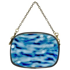 Blue Waves Abstract Series No5 Chain Purse (Two Sides) from ArtsNow.com Front