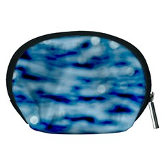 Blue Waves Abstract Series No5 Accessory Pouch (Medium) from ArtsNow.com Back