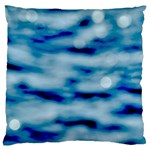 Blue Waves Abstract Series No5 Standard Flano Cushion Case (One Side)