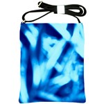 Blue Abstract 2 Shoulder Sling Bag