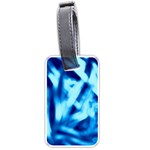 Blue Abstract 2 Luggage Tag (one side)