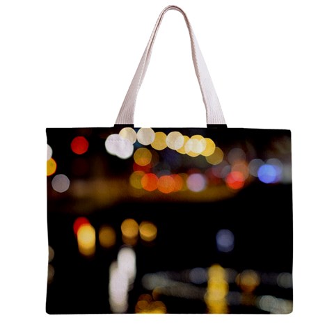 City Lights Zipper Mini Tote Bag from ArtsNow.com Front
