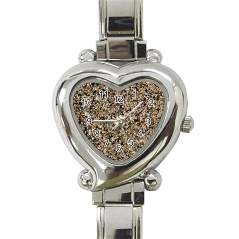 Universe Pattern Heart Italian Charm Watch from ArtsNow.com Front