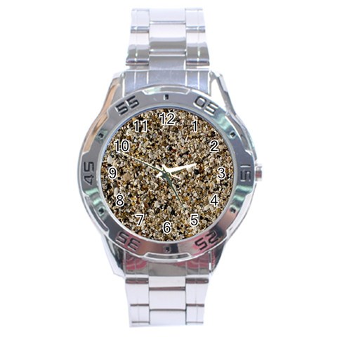 Universe Pattern Stainless Steel Analogue Watch from ArtsNow.com Front