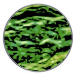 Green  Waves Abstract Series No11 Wireless Charger